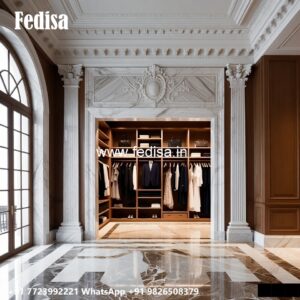 Antique Closet Design with Wooden Beauty No-2491