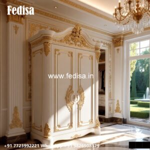 Classic Bedroom Wardrobe with Rich Texture No-2492