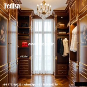 Classic Wooden Wardrobe with Decorative Beauty No-2504