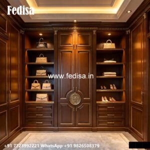 Royal Wardrobe Design with Premium Wood No-2509