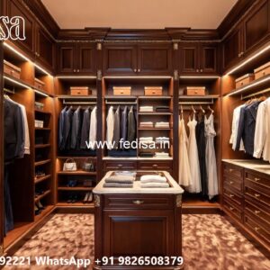 Classic Wardrobe Design with Rich Carvings No-2512