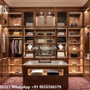 Elegant Wardrobe Design with Antique Style No-2513