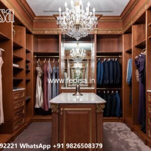 Traditional Wardrobe Design with Elegant Storage No-2522