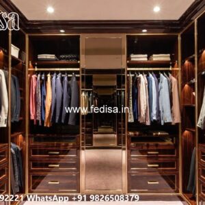 Classic Bedroom Closet with Luxury Details No-2523