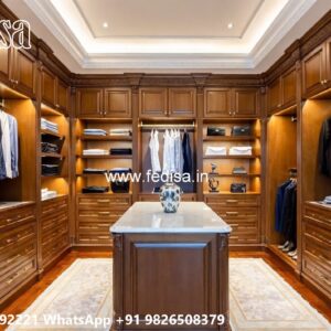 Classic Wardrobe Design with Artistic Finish No-2532