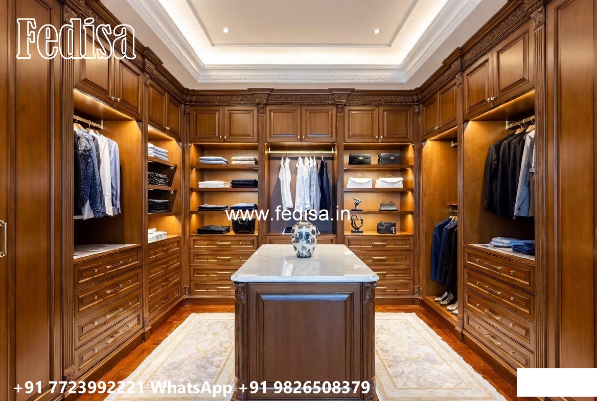 Classic Wardrobe Design with Artistic Finish No-2532