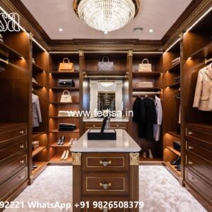 Classic Wardrobe Design with Decorative Accents No-2536