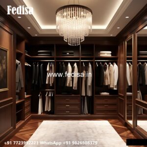 Luxury Closet Design with Vintage Charm No-2538