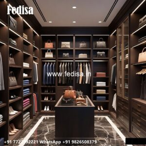 Wooden Closet Design with Elegant Craftsmanship No-2544