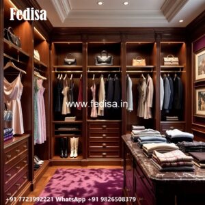Traditional Wardrobe Design with Artistic Details No-2551