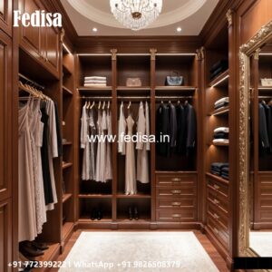 Classic Bedroom Wardrobe with Decorative Finish No-2553
