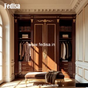 Royal Wooden Closet with Artistic Craftsmanship No-2568