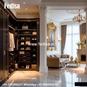 Vintage Wardrobe Design with Decorative Features No-2597
