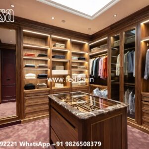 Premium Wooden Wardrobe with Artistic Details No-2617