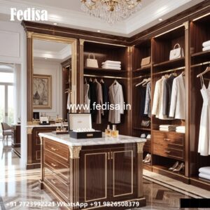 Vintage Luxury Wardrobe with Artistic Touch No-2625