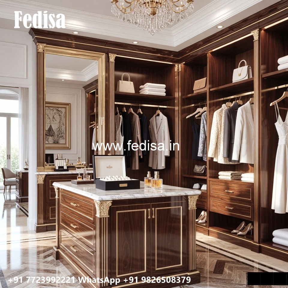 Vintage Luxury Wardrobe with Artistic Touch No-2625