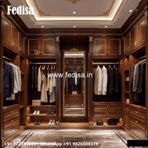 Elegant Wooden Wardrobe with Timeless Charm No-2626