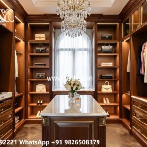 Luxury Wardrobe Design with Antique Beauty No-2628