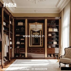 Premium Classic Closet with Wooden Finish No-2630