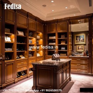 Classic Wardrobe Design with Rich Wooden Style No-2634