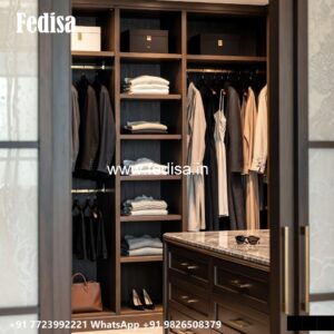 Traditional Closet Design with Elegant Texture No-2640
