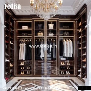 Classic Wooden Wardrobe with Artistic Charm No-2641