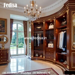 Royal Style Wardrobe with Decorative Finish No-2655