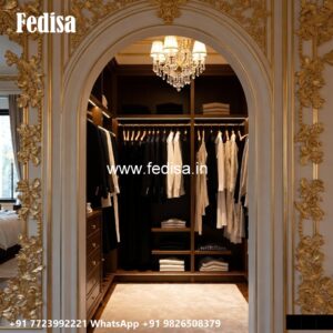 Elegant Luxury Closet with Wooden Elegance No-2656