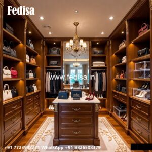 Classic Closet Design with Elegant Details No-2659