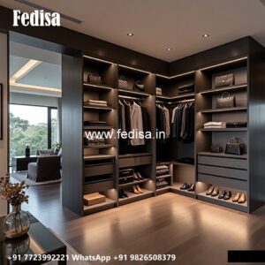 Elegant Wardrobe Design with Premium Wood Beauty No-2663