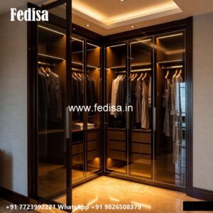 Classic Wardrobe Design with Wooden Sophistication No-2687