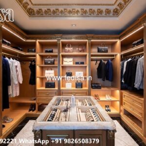 Stylish Wardrobe Design with Smart Storage Solutions No-2706