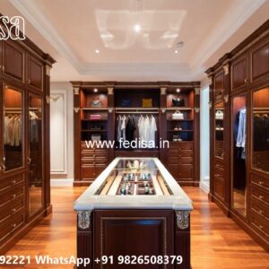 Stunning Wardrobe Design with Decorative Panels No-2723