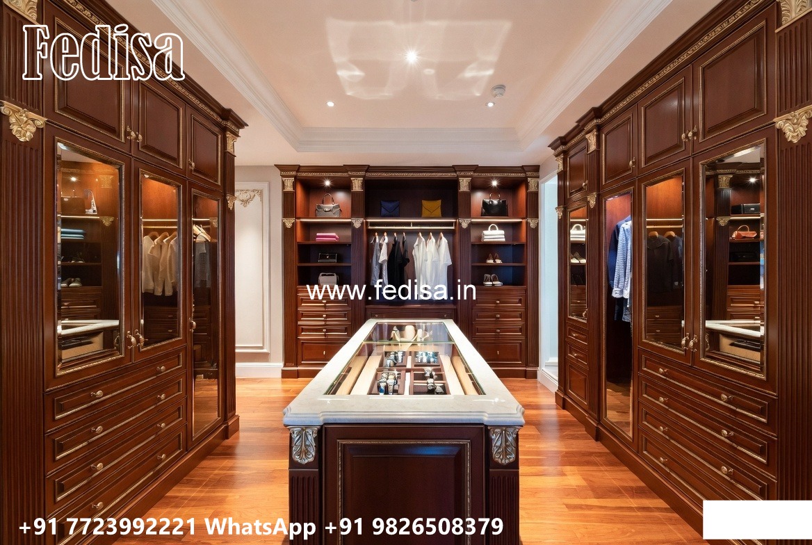 Stunning Wardrobe Design with Decorative Panels No-2723