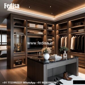Luxury Wardrobe Design with Glossy Finish No-2739