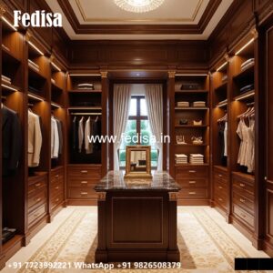 Luxury Wardrobe Design with Decorative Lighting No-2752