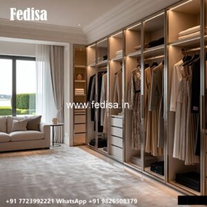 Modern Wardrobe Design with Rich Finishes No-2788