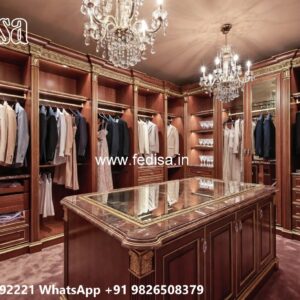 Luxury Wardrobe Design with Stylish Lighting No-2801