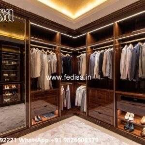 Modern Wardrobe Design with Sleek Storage No-2814