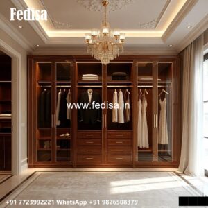 Elegant Wooden Wardrobe Design Trends No-2833