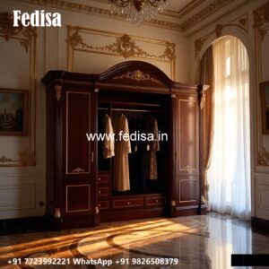 Premium Wardrobe Design with Glass Finish No-2834