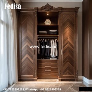 Modern Sliding Wardrobe Design with Mirrors No-2837