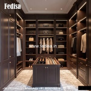 Stylish Wardrobe Design for Spacious Bedrooms No-2871