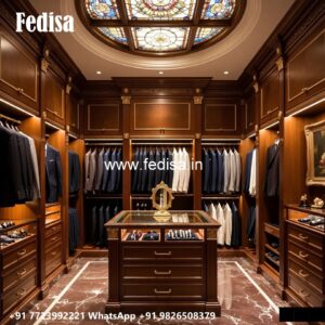 Luxury Wooden Wardrobe Design for Bedrooms No-2873