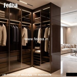 Minimal Wardrobe Design with Premium Finish No-2876