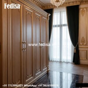 Elegant Wardrobe Design with LED Accents No-2879
