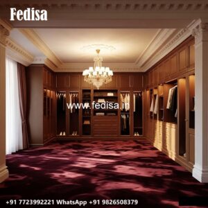 Stylish Wardrobe Design with Decorative Finish No-2887
