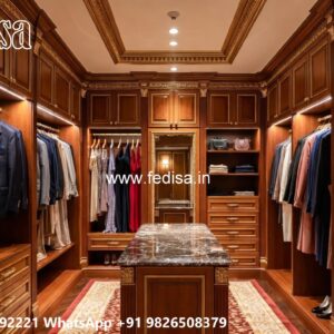 Premium Wardrobe Design with Glass Elements No-2911