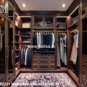 Luxury Wardrobe Design for Spacious Bedrooms No-2925