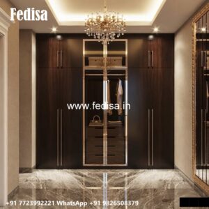 Smart Wardrobe Design with Elegant Storage No-2927